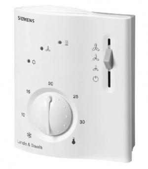 SIEMENS θερμοστάτης ηλεκτρονικός για fan-coils RCC10