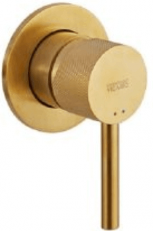 Μίκτης εντοιχισμού 1 εξόδου Industrial Gold Brushed