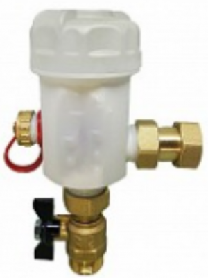 Magnetic sludge filter 3/4'' / White
