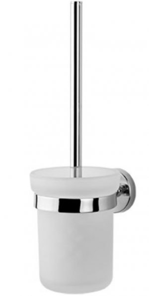 Glass wall - mounted toilet brush PREMIUM
