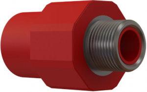PN-25 PP-R male end coupling 63 X 1 1/2''