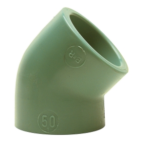 PPR BANNINGER 45° Φ25 ELBOW GREEN  (HOT -  COLD)