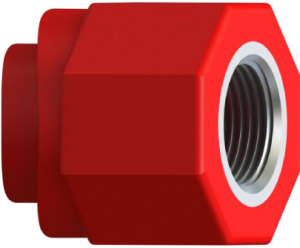 PP-R PN-25 Σέλλα παροχής θηλυκή 50 Χ 1'' Χ 25