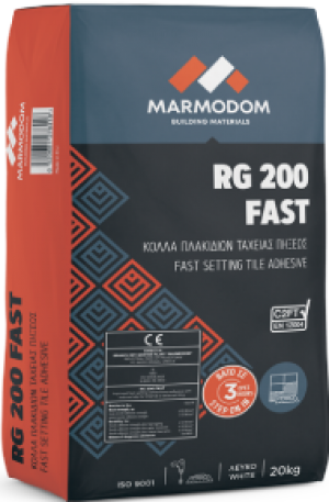RG 200 FAST 20kg/σακι Ταχύπηκτη Κόλλα Πλακιδίων C2FT