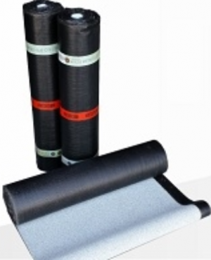 Bitumen membrane with polyester PE Baugum S, white, 6.00kg/m², (-7°C), 8m²/roll.