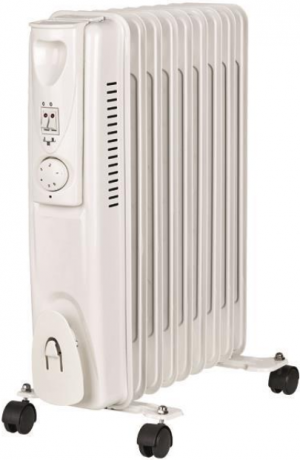 Ηλεκτρικό Καλοριφέρ Λαδιού, 2000W IP20 Λευκό, 147-29460