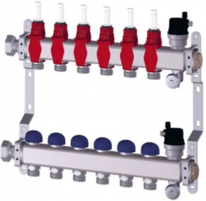 Συνθετικός συλλέκτης UNI - MINI 530mm 8 παροχών