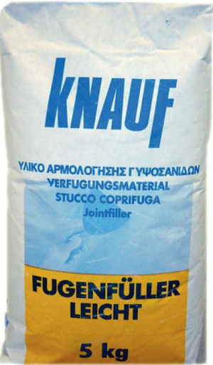 Υλικό αρμολόγησης γυψοσανίδας, Fugenfuller - Leicht  5kg/σακί.