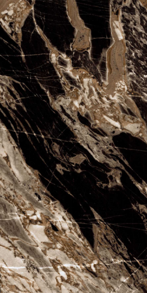 Πλακάκι Δαπέδου Γρανίτης Belgium Black 60x120cm