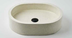 Νιπτήρας επικαθήμενος TERRAZO LONG IVONY 50x35x11.5-12.5 εκ
