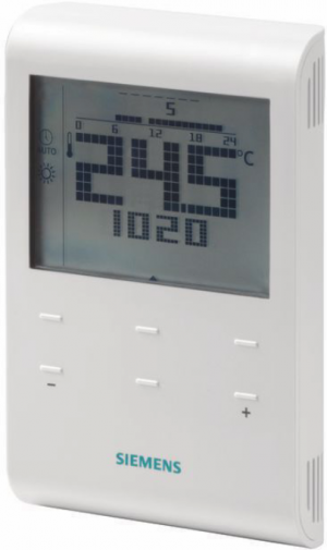 SIEMENS Termostato spaziale settimanale elettronico RDE 100.1