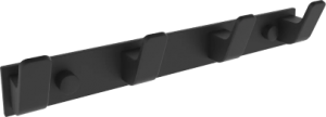 Κρεμάστρα τετραπλή 23cm black DROP