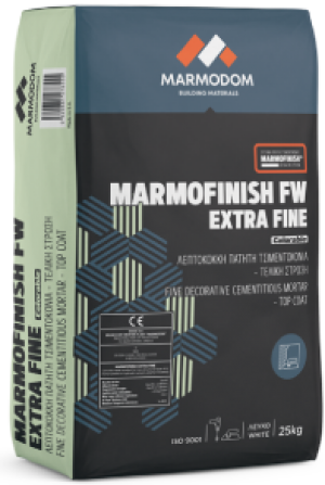 MARMOFINISH FW EXTRA FINE 25 kg/ΣΑΚΙ Τελική λεπτόκοκκη στρώση πατητής τσιμεντοκονίας