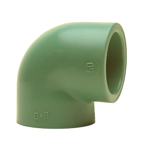 PPR BANNINGER  90° Φ40 ELBOW GREEN (HOT - COLD)